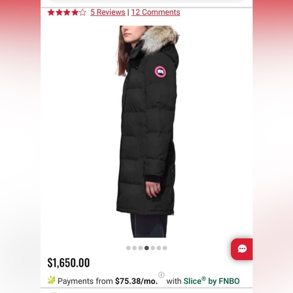 Canada Goose SHELBURNE PARKA WITH COYOTE FUR TRIM IN BLACK - Picture 7 of 11